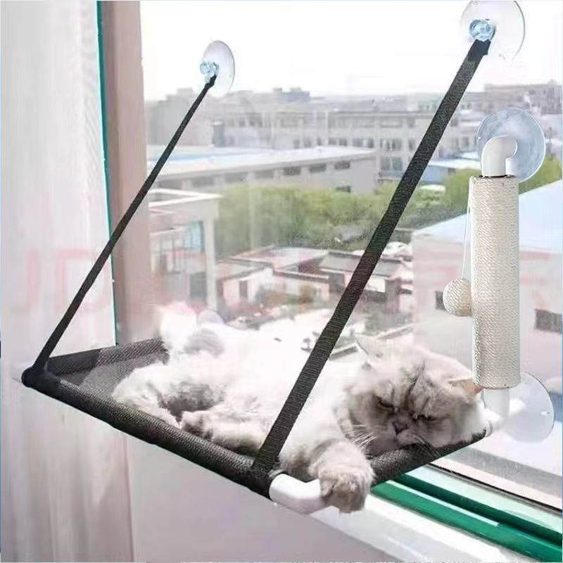 猫咪吊床窗户猫四季通用吸盘挂式挂床挂篮猫窝秋千用品窗台|undefined