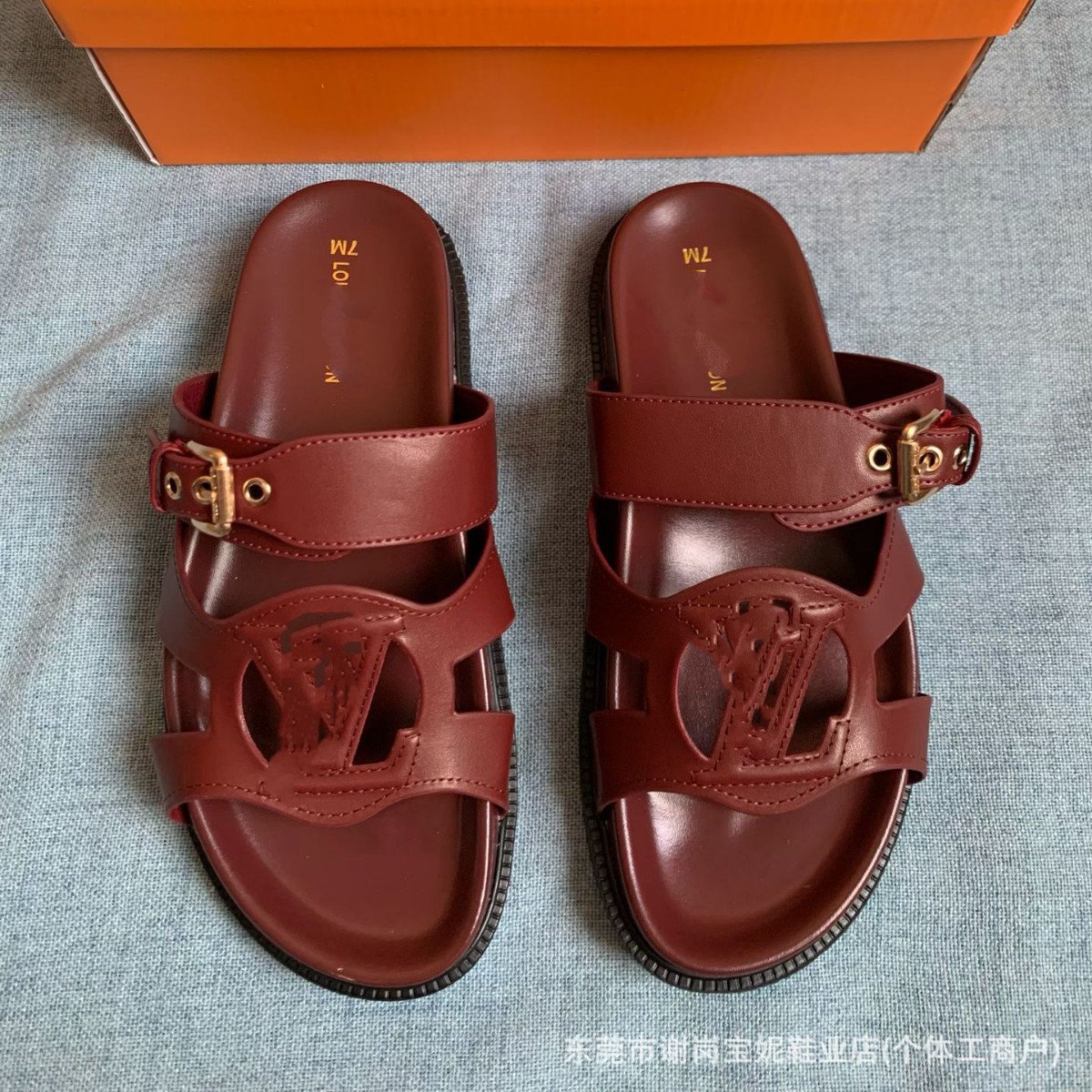 ladiesshoes女鞋夏季轻便v字母女士凉拖跨境非洲防滑罗马厚底拖鞋