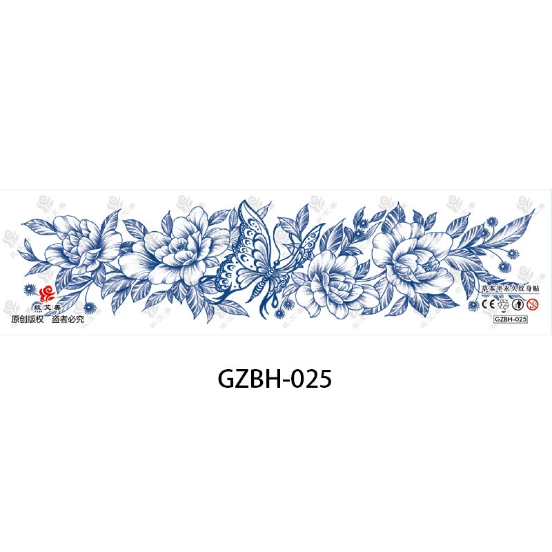 Herbal tattoo stickers, waterproof sticker, new collection
