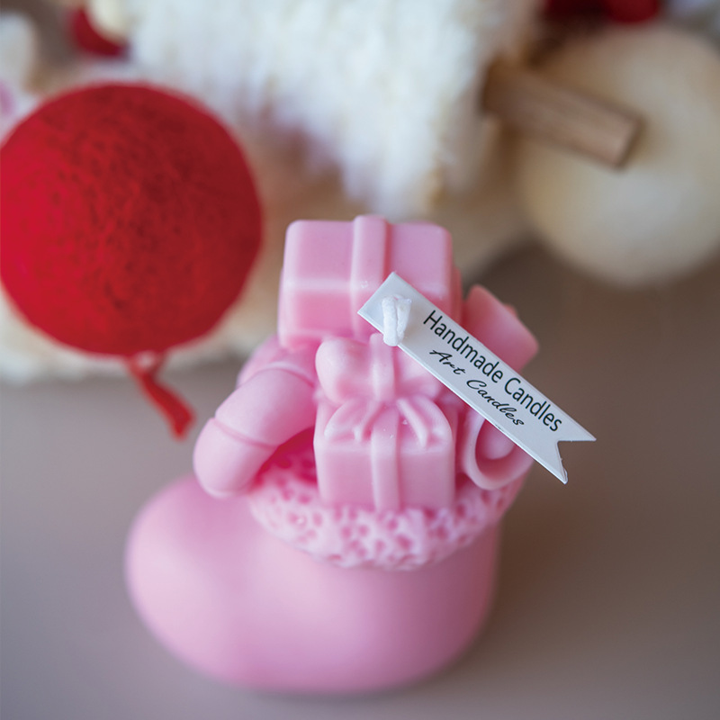 Ventas transfronterizas de botas navideñas en forma de botas de bananas de alta calidad decoración perfume adornos adorables decoraciones al por mayor