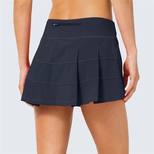 European and American Lulu yoga sports quick-drying tennis skirt anti-exposure skirt pants golf skirt fitness skirt badminton skirt