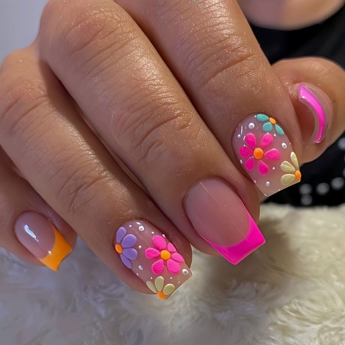 Cross-border European and American Wearable Nail Patch Nail Wear French Flower Fake Nail Extension Removable Nail Wholesale Cross-border European and American Wearable Nail Patch Nail Wear French Flower Fake Nail Extension Removable Nail Wholesale