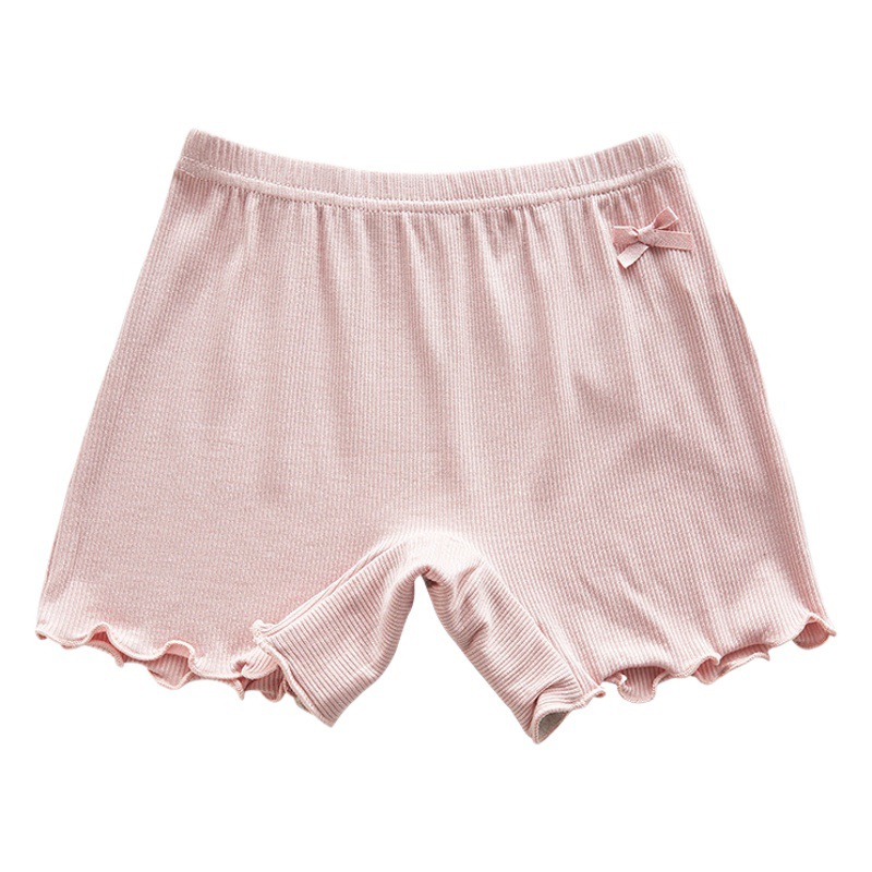 Pantalones de seguridad para niñas pantalones de tres puntos de algodón modal pantalones cortos de ropa interior para niños delgados de verano ropa para niños dulce grande ropa para niños