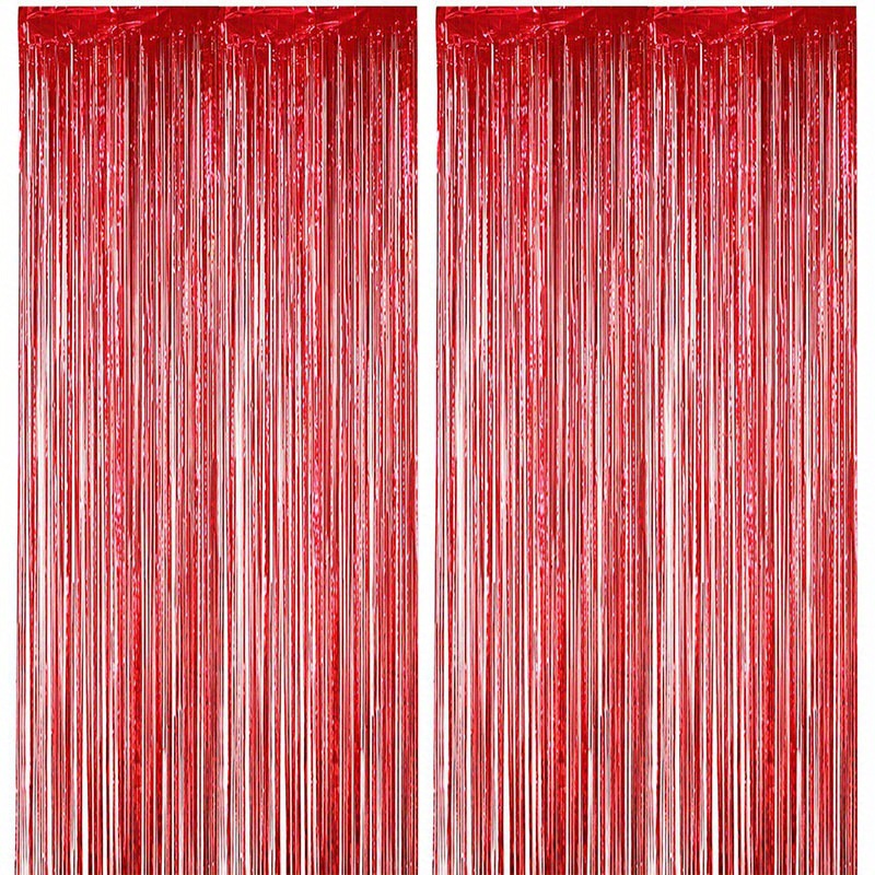 Fondo de frasilla de lámina metálica - ideal para cumpleaños, graduaciones y cortinas de lluvia de víspera de año nuevo