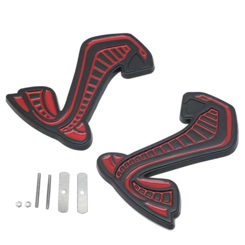 Personalized 3D three-dimensional Mustang car emblem, Shelby front grille emblem, Mustang car emblem, modified Cobra tail emblem, personalized and creative
