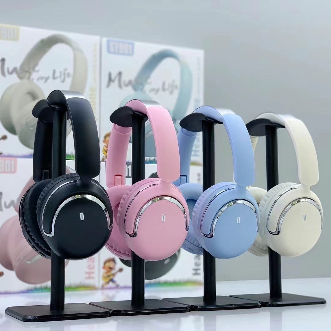 Nuevo transfronterizo ST901 auriculares Bluetooth plegables estéreo inalámbrico comercio exterior auriculares de música deportiva