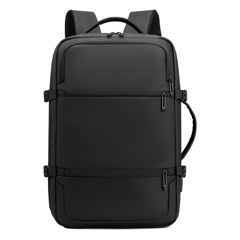 Cross-Border Men's Backpack, Business Computer Bag, Satchel Large-Capacity Backpack, Travel Gift, Can Be Printed with Logo Double Backpack