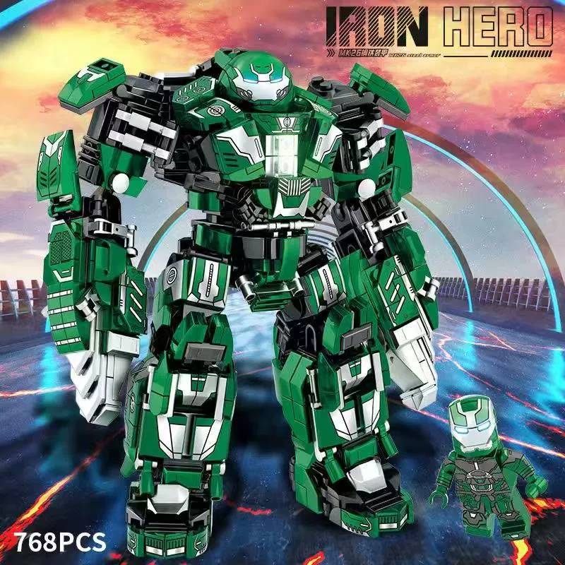 Lego, constructor, toy for boys, robot, Iron Man, Birthday gift