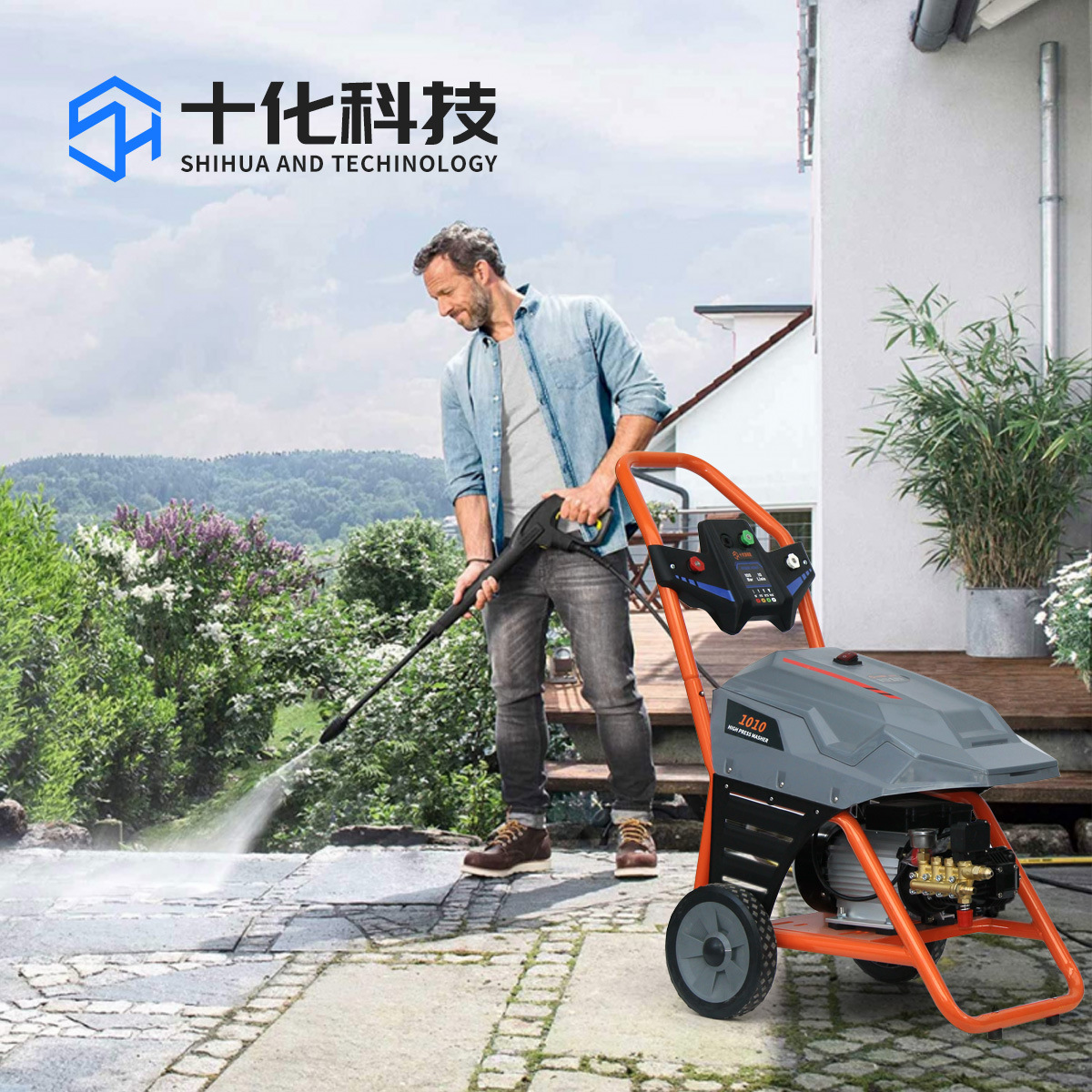 商用清洗机工业级380v超高压水枪大功率强力洗车店专用洗地洗车机