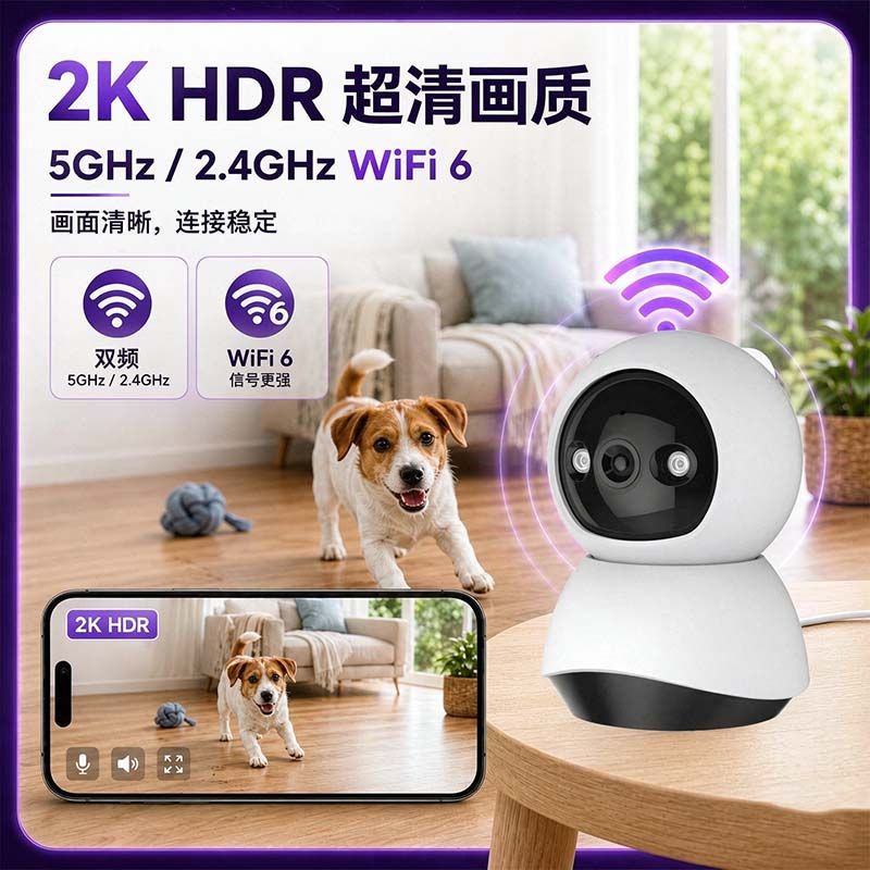 Tuya HD gözetleme kamerası elektrik beslemeli ev tipi akıllı telefon uzaktan kontrol kablosuz ağ iç mekan tam kaplama wifi