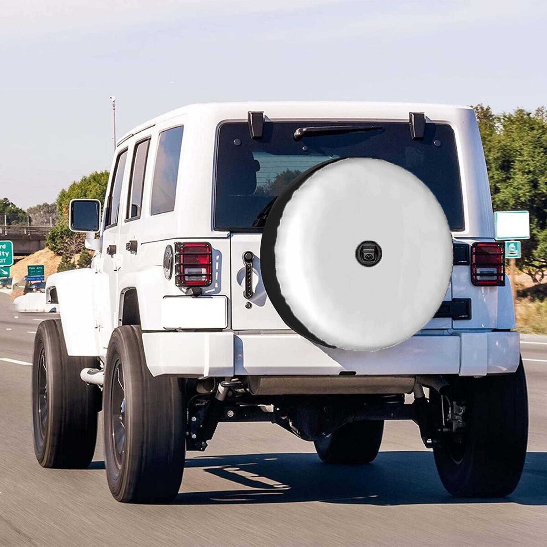 Customized According to Your Drawings, Easy-To-Install Oxford Cloth Spare Tire Cover with Holes, Breathable Tire Cover, Waterproof and Dustproof Car Protective Cover