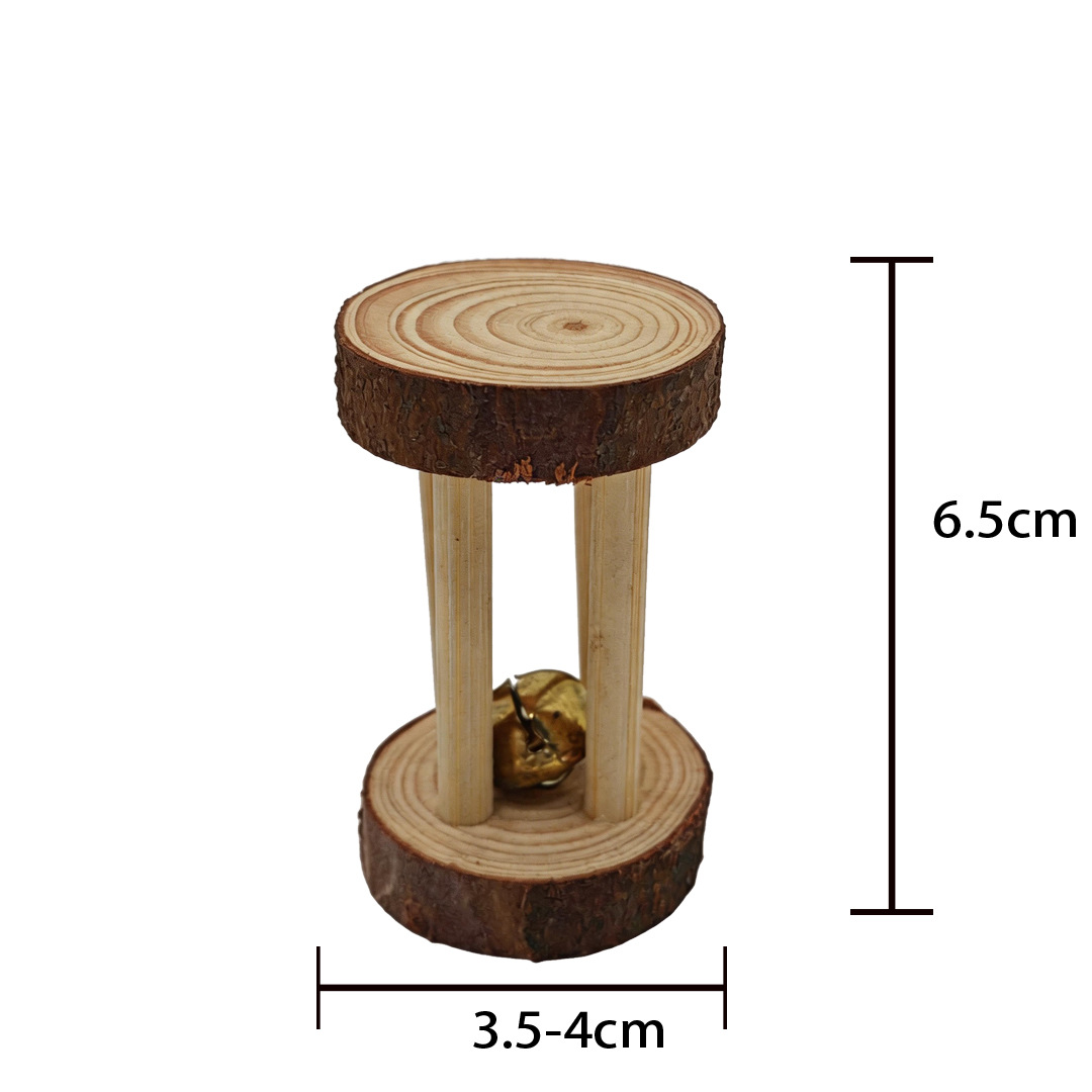 Amazon fábrica al por mayor de madera molar hamster molar juguete cerdo holandés conejo accesorios de juego suministros para mascotas