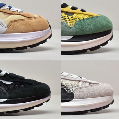 莆田高版本华夫三代3.0sacai双钩解构运动鞋联名款休闲鞋男女走秀