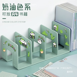Book Stand Reading Rack Book Clip Desk Bookshelf Desktop Fixed Book Storage Rack Partition Board Book Desk