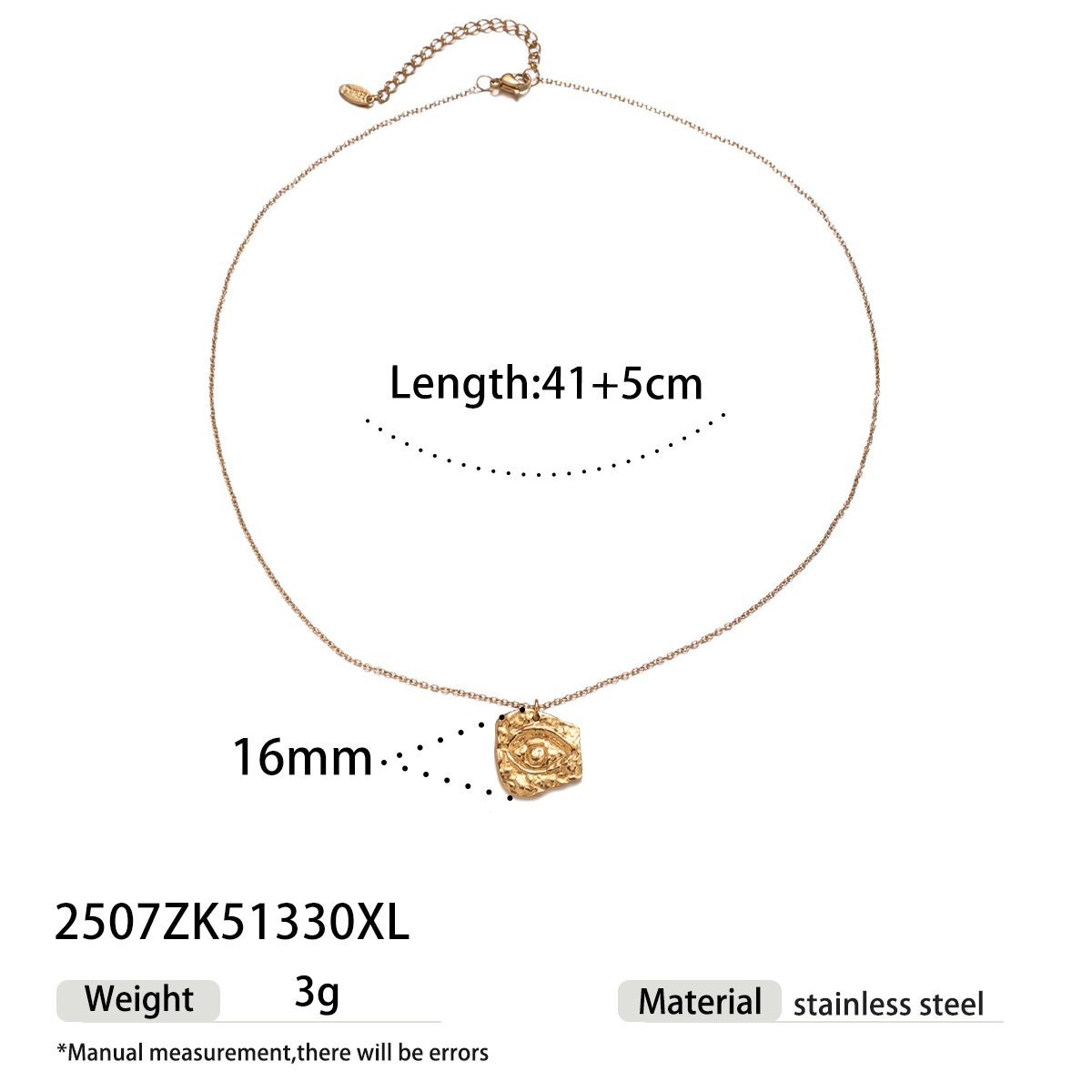 Collar de acero inoxidable TENA Europa y América de lujo ligero nicho de alto nivel collar de amor animal acero titanio no se desvanece joyería image 8