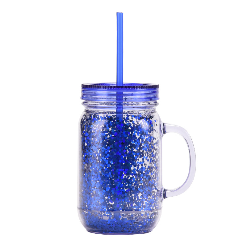 Plastic Material Casual Vacation Solid Color Plastic Water Bottles 1 Piece
