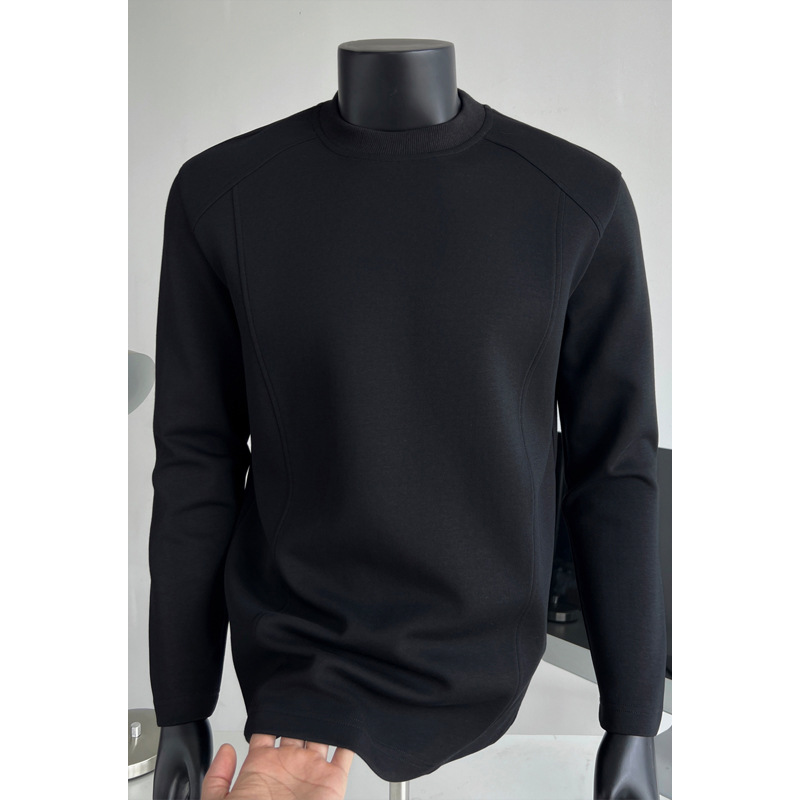 Trendy American-style Deconstructed Patchwork Long-sleeve T-shirt, Autumn Vintage Versatile Loose Casual Top_voghion.com