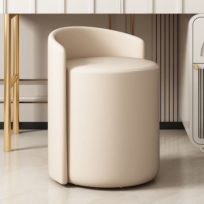 Maquillaje taburete silla niñas moderno simple avanzada lana de cordero Internet celebridad fotografía vestidor taburete guardarropa silla taburete redondo