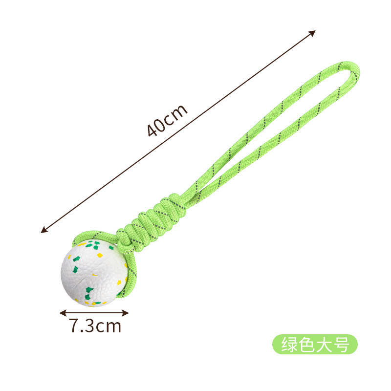 큰 녹색 밧줄 공