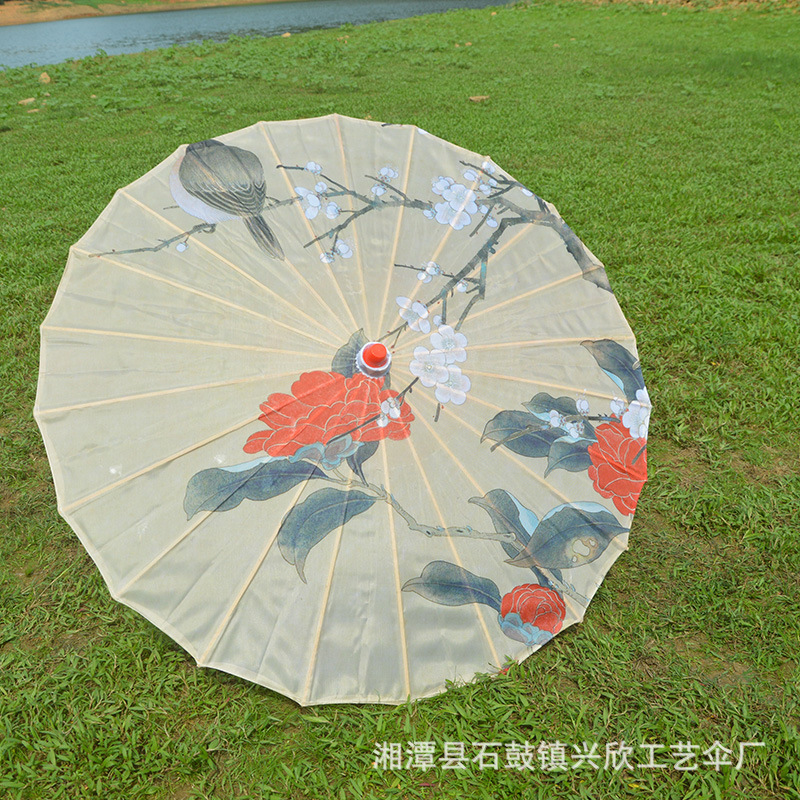 Paraguas de papel engrasado impermeable paraguas artesanal para niños paraguas decorativo antiguo accesorios de fotografía al aire libre impresión paraguas de baile al por mayor