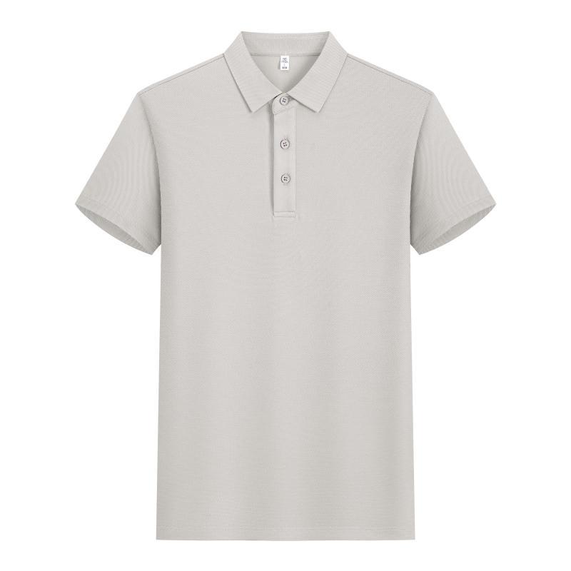 210G Lycello seda solapa polo impresión personalizada ropa de trabajo de hombres y mujeres camisa publicitaria de mangas cortas