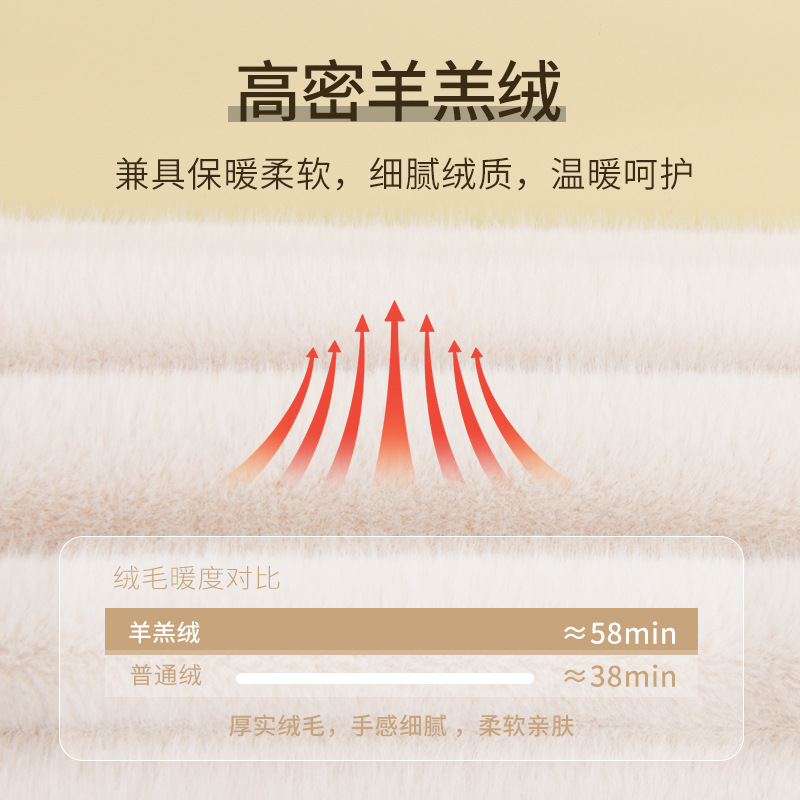 Calentamiento con camelón, plantilla de invierno, absorción de sudor, antiolor, suave y cómoda, plantilla de mierda.