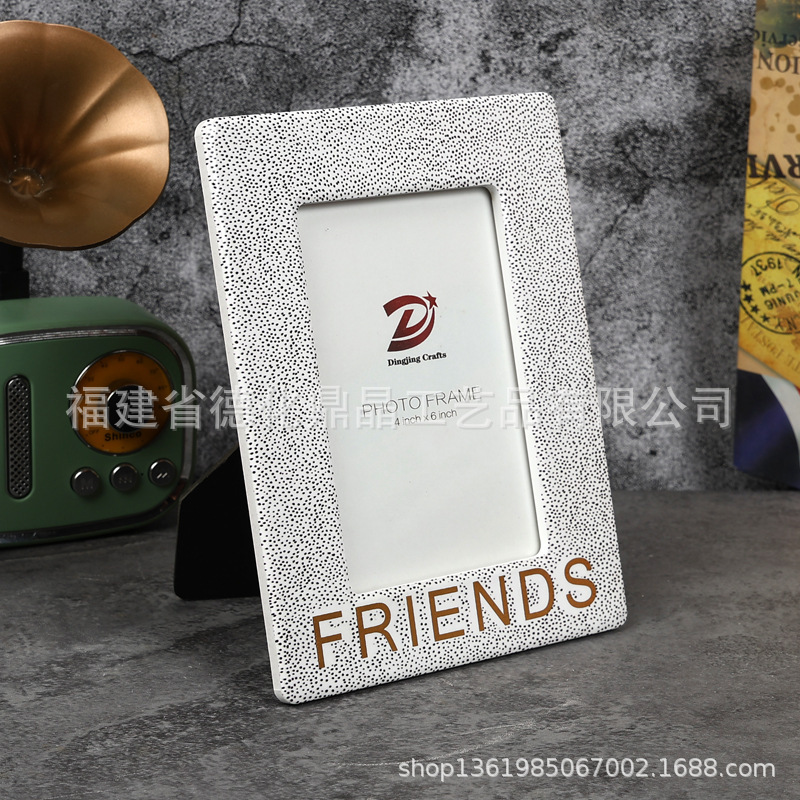 Modern minimalist ceramic photo frame creative picture frame diy crafts photo frame 4x 6 inch gift manufacturers supply can be determined