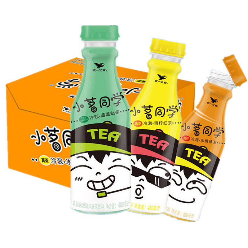 统一小茗同学青柠红茶溜溜达茶480ml*15瓶