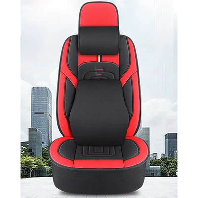Seat cushion, seat cover — Xugong, Lingong, and Xinyuan Brands - red-memory-version-single-seat