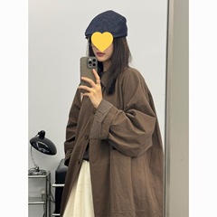 中长款爆款风衣外套女2025年春秋新款小个子韩系高级感英伦风休闲