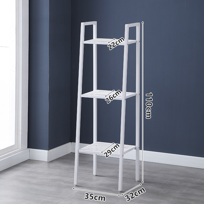 Estante Organizador de Baño y Dormitorio – Blanco, Multifuncional, Hierro