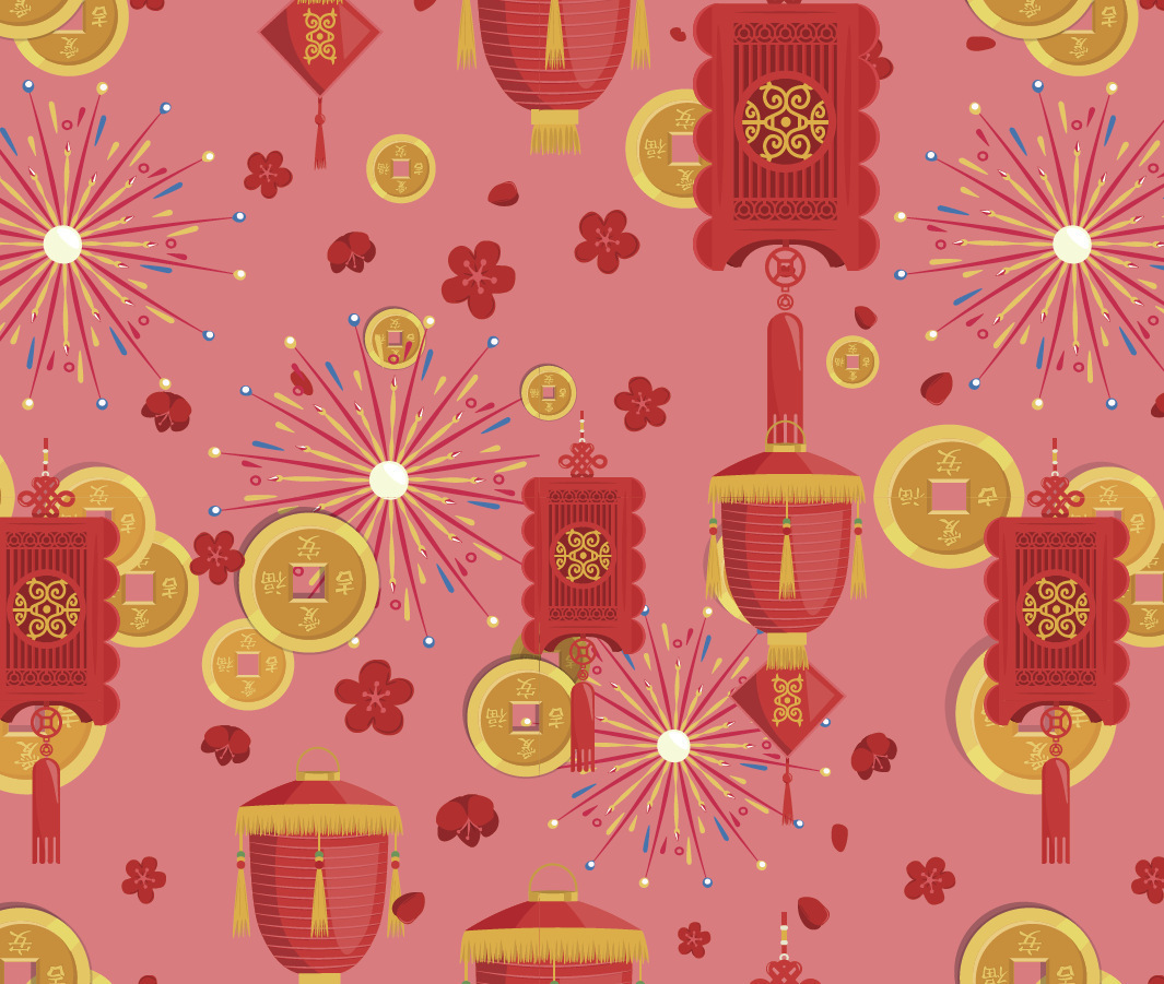 Papel de embalaje de estilo chino papel de regalo de boda rojo festivo Año Nuevo Festival de Primavera DIY papel de regalo