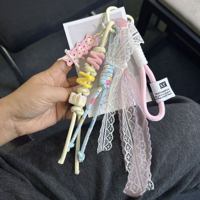 カラー結び手作り編みひも携帯ストラップ創意キーホルダーiu系ストラップブラインド袋生放送ソース|undefined
