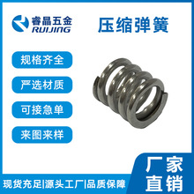 不锈钢压缩弹簧减震回位按键玩具精密小弹簧螺旋圆柱镀金弹簧定制