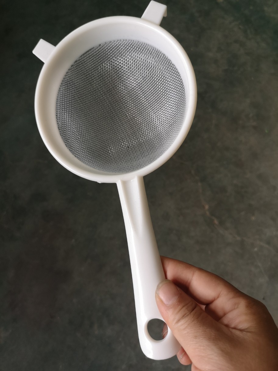 malla de filtro de plástico cuchara de frio de loto de nieve pintura malla de filtro de frijol malla de harina malla de filtro de malla