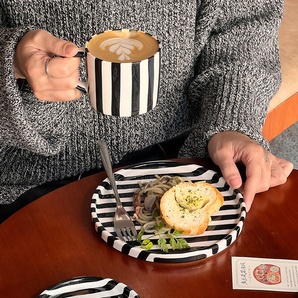 Japanese retro ceramic coffee set for home use