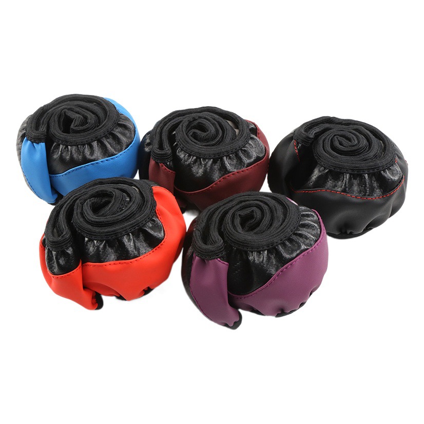 Universal Steering Wheel Cover Cross-Border Automotive Business Carbon Fiber Handlebar Cover Sports Style Elastic Band Stretch Steering Wheel Cover