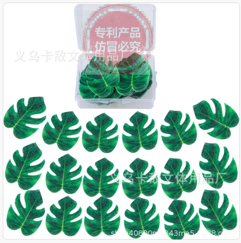 Especial transfronterizo para decoración de papel de arroz glutinoso, decoración de pastel de flores, decoración de papel de barnizado, decoración de horneado de mariposa en caja