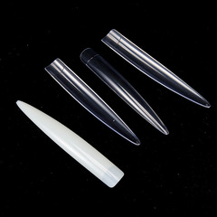Cross-border Amazon nail art nail plate long pointed shape display art nail plate manufacturer nail mold extended display nail plate