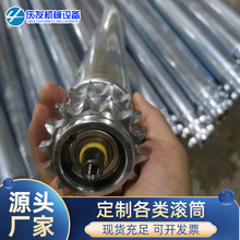 无动力滚筒 电动无传动改向防锈 无内牙制作输送带不锈钢