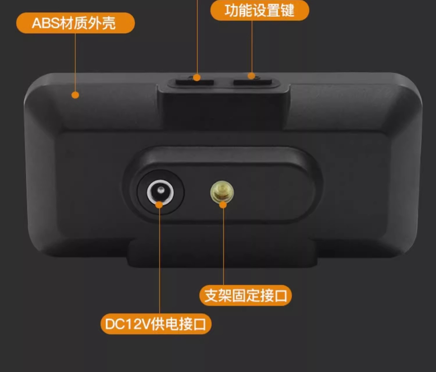Car Hud Head-Up Display Universal Gps Speedometer Altitude Compass Off-Road Slope Meter Hd