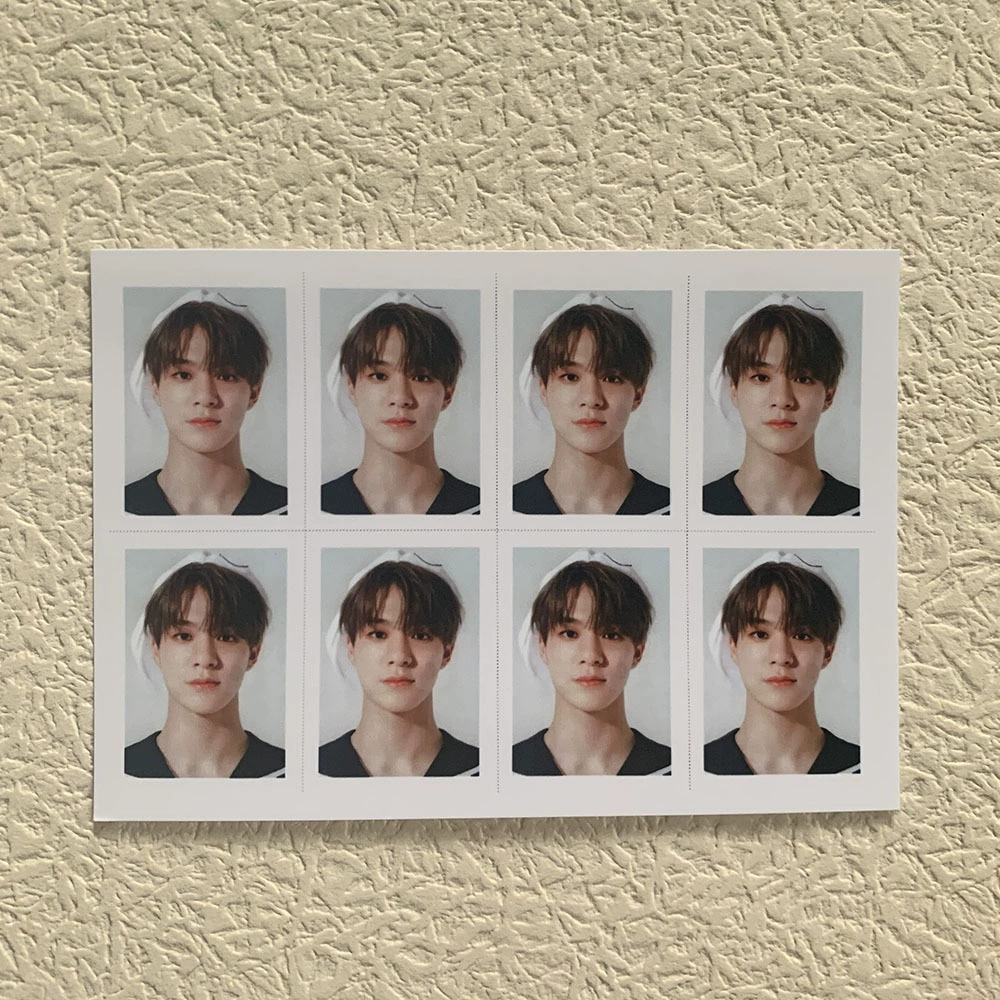 Фото на сертификат NCT DREAM одно-дюймовое фото NCT BLACK для школьного персонального идентификатора