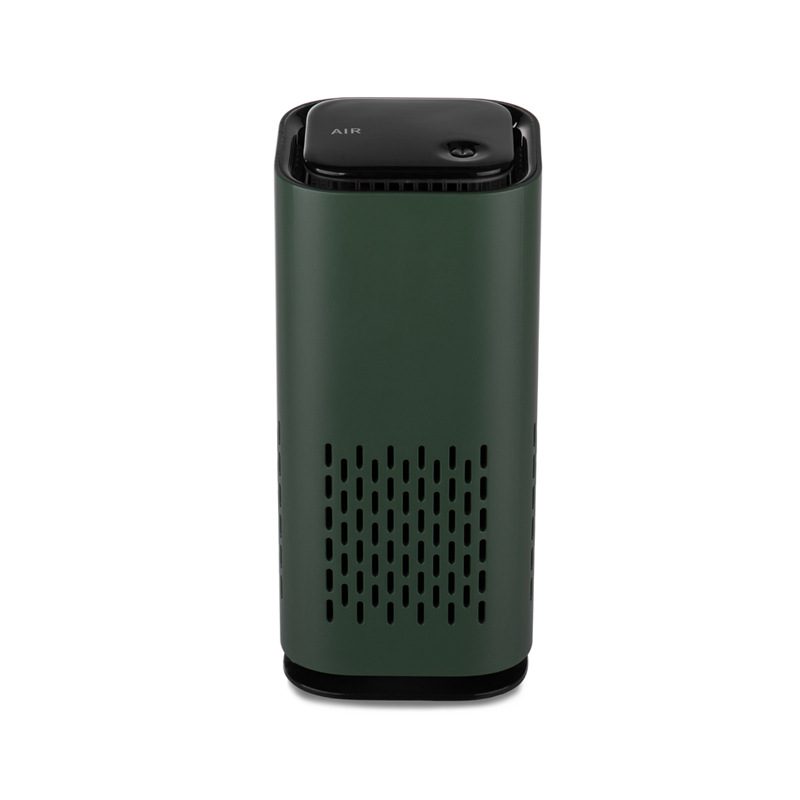 (a1) usb plug-in model-military green-car air purifier