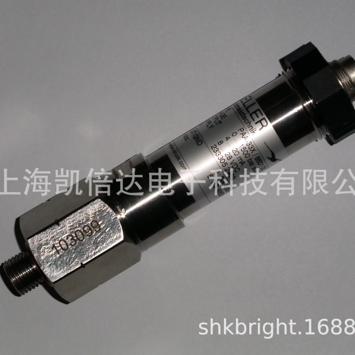 供应KELLER高精度超高压力变送器33X(1500bar、2000bar)