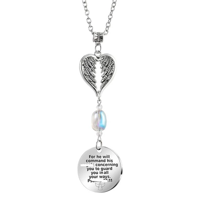 Love Heart Angel Design for – Car hanging - chain-clause-4-car-ornaments