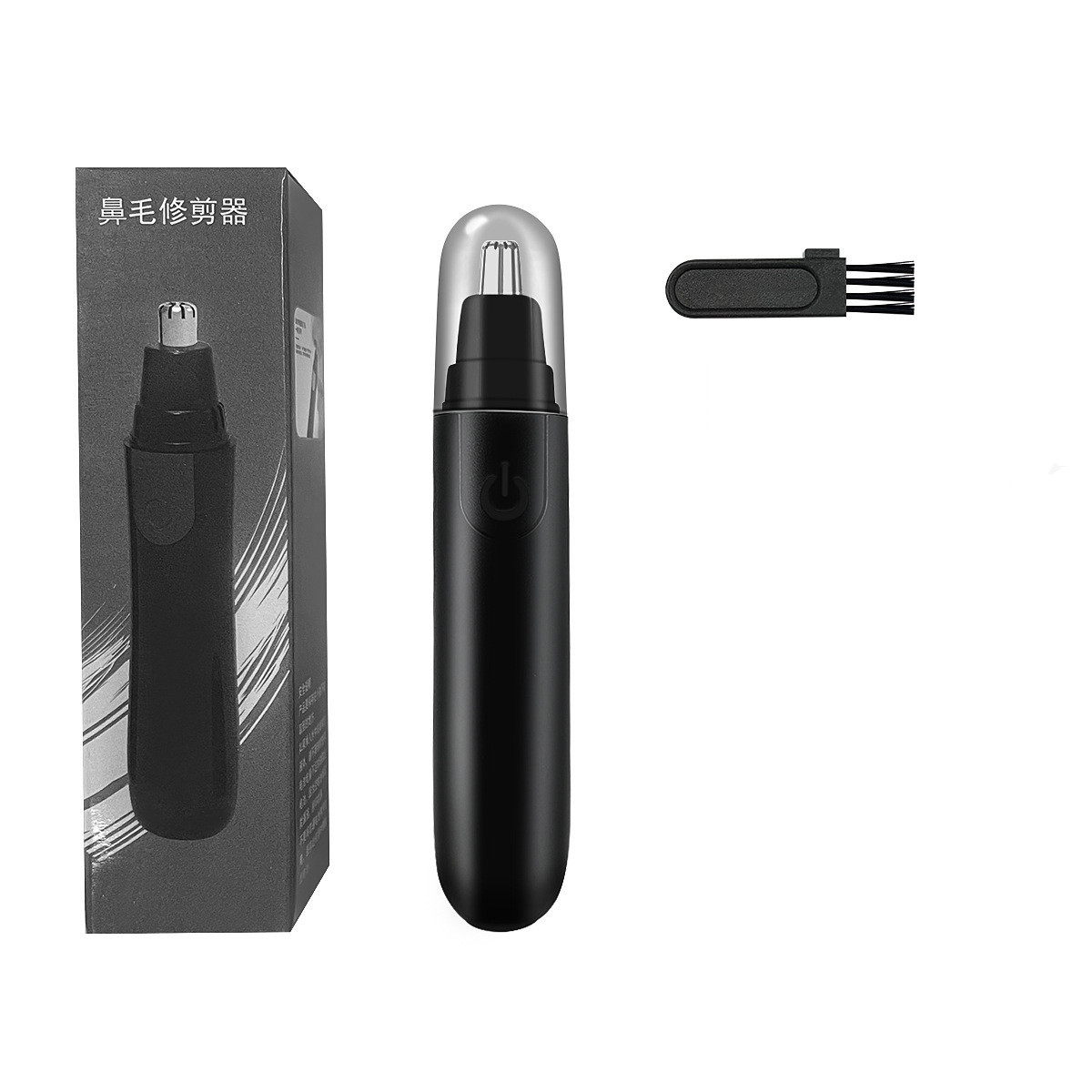 Cortador de pelo nasal eléctrico recargable para hombres tijeras de eliminación de pelo nasal para mujeres afeitarse