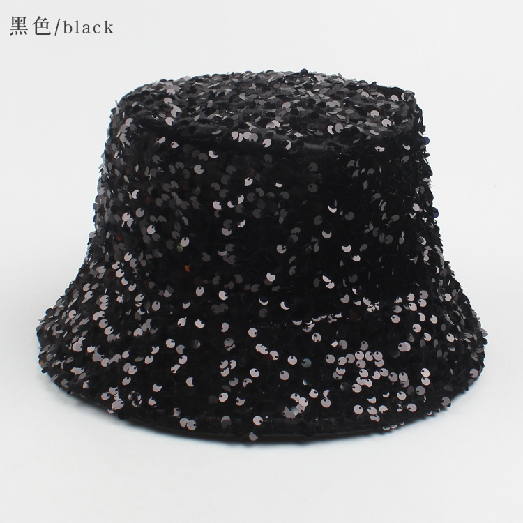 Fashion Sequins Basin Hat display picture 13