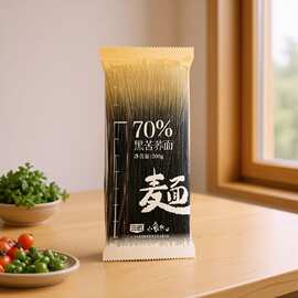 三匠200g70%黑荞麦面免煮低脂轻食粗粮代餐杂粮粉丝面条 厂家批发