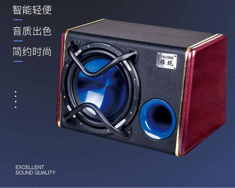 Modified Car Audio Subwoofer 10 Inch Active High Power Car Box