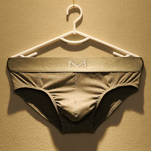 Underwear men's pure cotton breathable briefs men's mid-waist large size sexy U-shaped pouch comfortable shorts for men